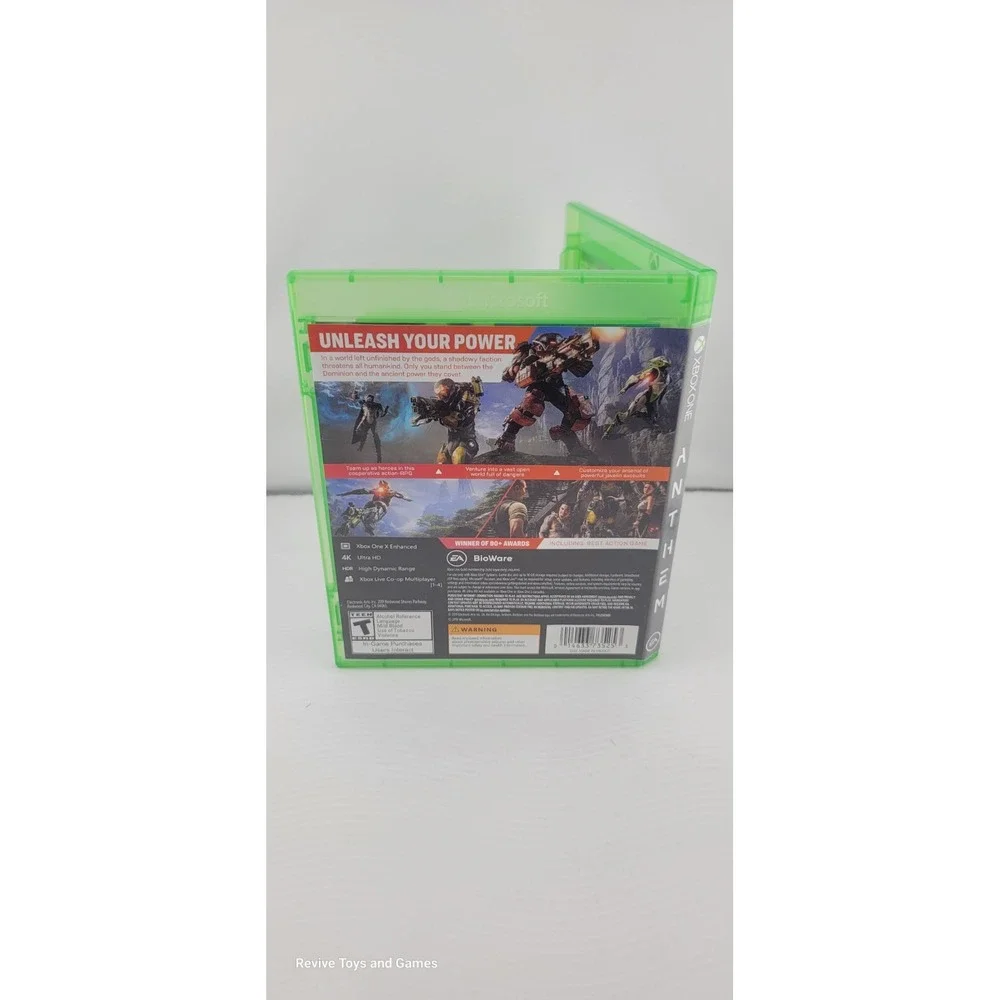 Anthem‎ (Microsoft Xbox One, 2019) Game and Case Tested and Working Great Cond.